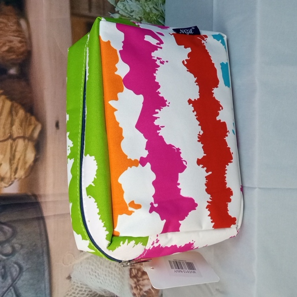🛍️ Summer Vibes Cosmetic Bag